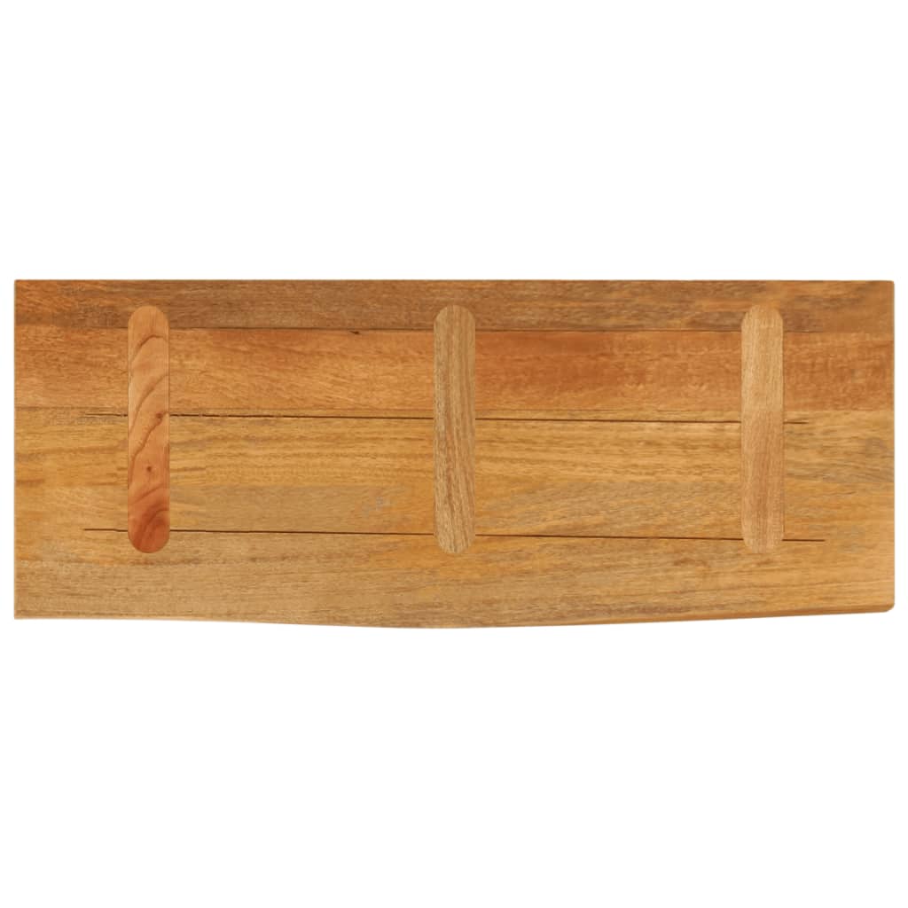 Tafelblad Met Natuurlijke Rand 90X20X2,5 Cm Massief Mangohout