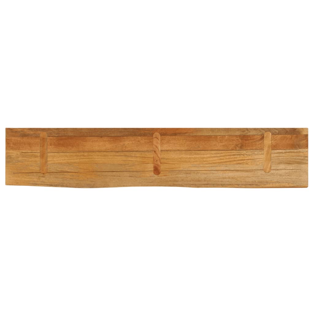 Tafelblad Met Natuurlijke Rand 160X30X2,5 Cm Massief Mangohout