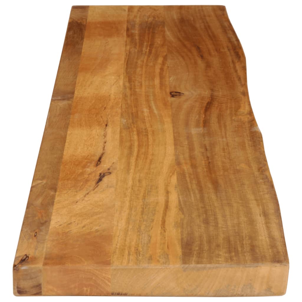 Tafelblad Met Natuurlijke Rand 180X30X2,5 Cm Massief Mangohout