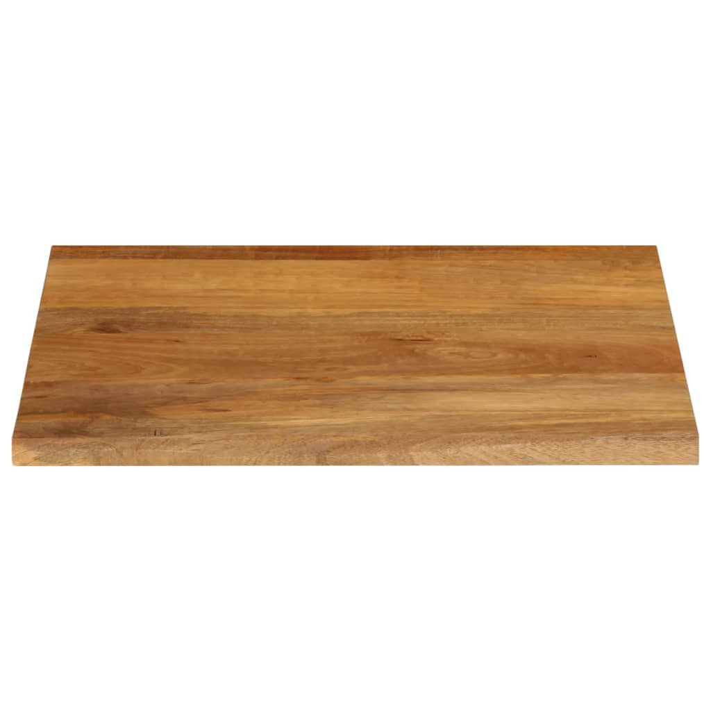 Tafelblad Met Natuurlijke Rand 40X40X2,5 Cm Massief Mangohout