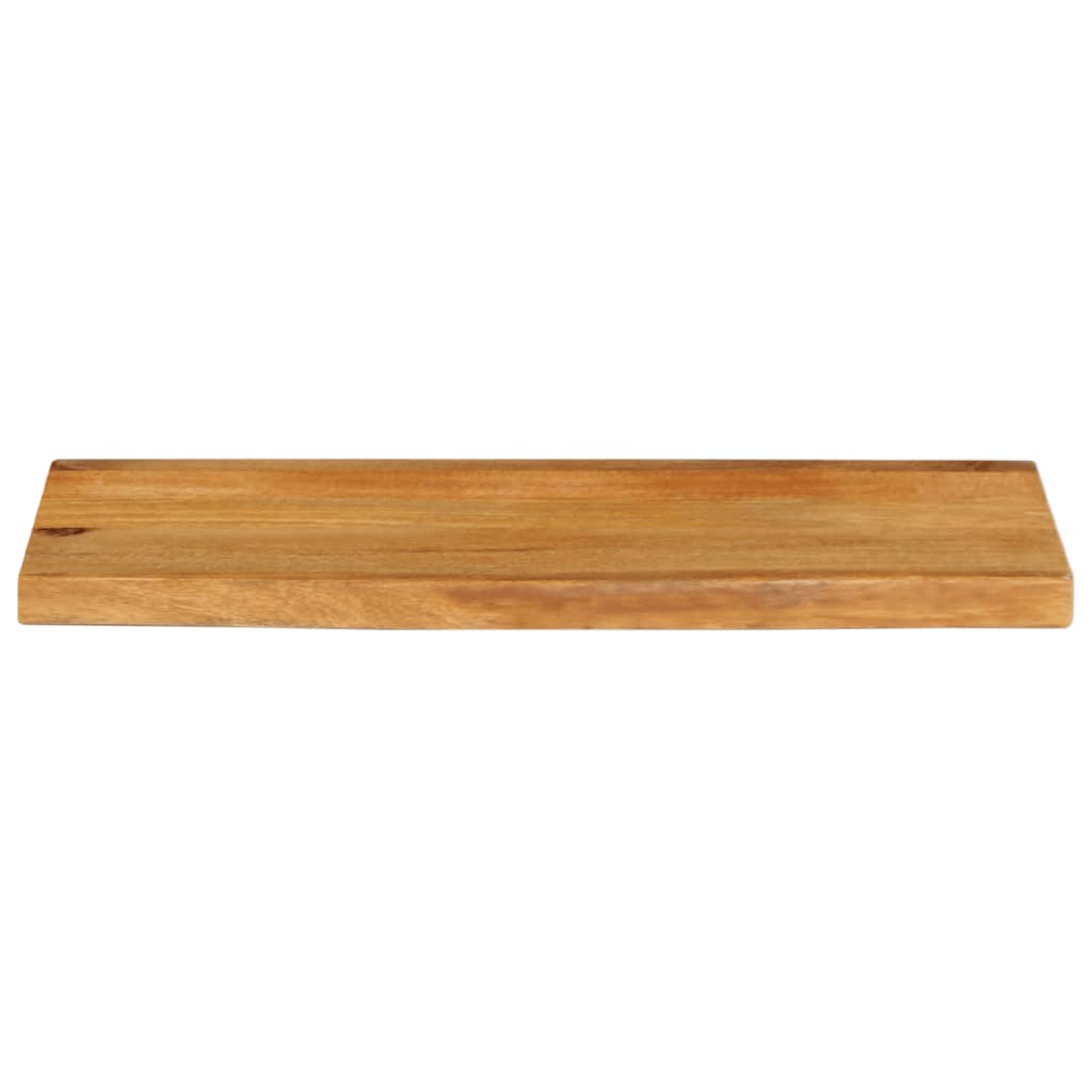 Tafelblad Met Natuurlijke Rand 80X40X2,5 Cm Massief Mangohout