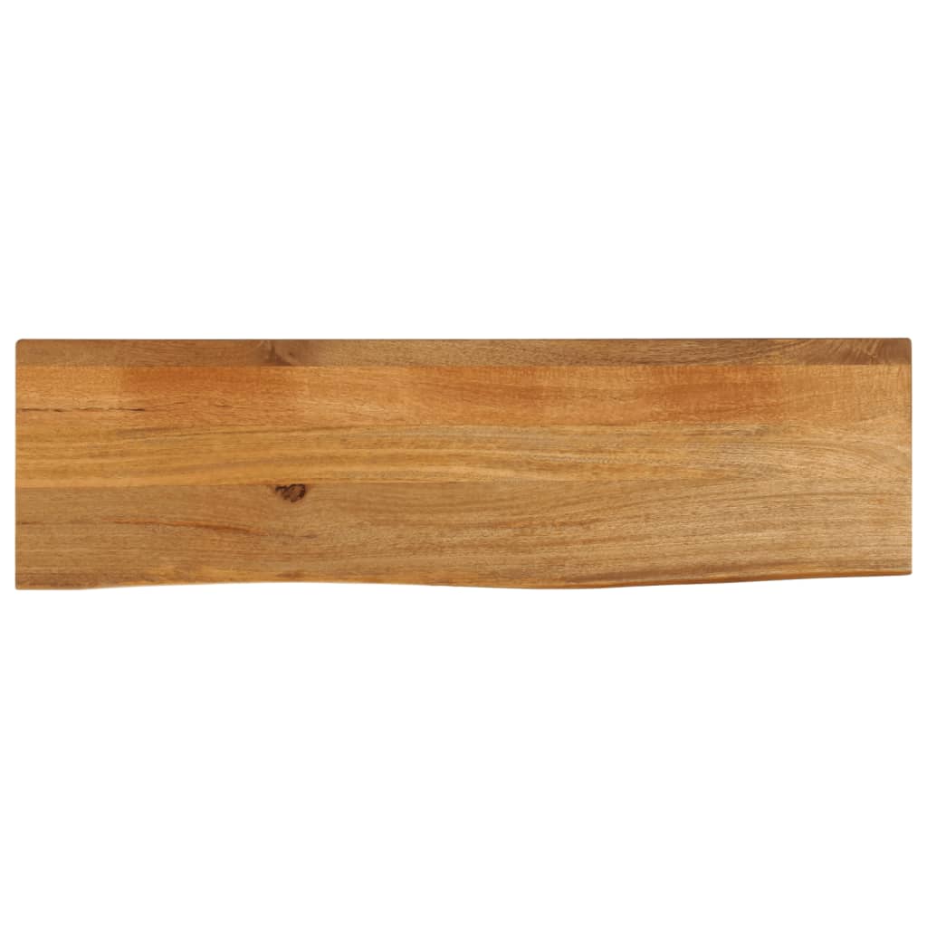 Tafelblad Met Natuurlijke Rand 120X40X2,5 Cm Massief Mangohout