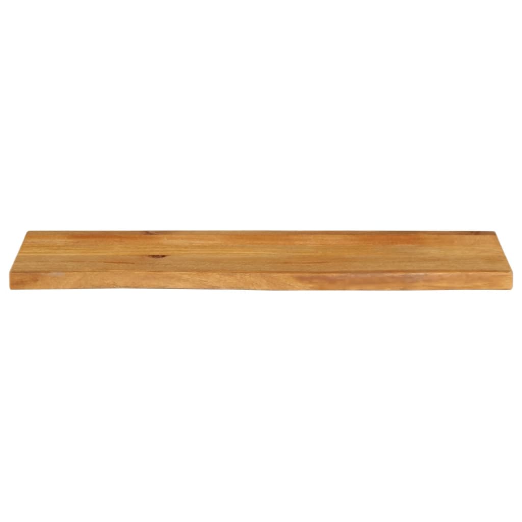 Tafelblad Met Natuurlijke Rand 120X40X2,5 Cm Massief Mangohout