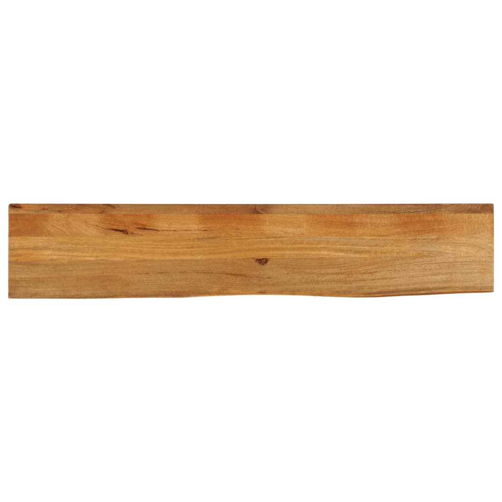 Tafelblad Met Natuurlijke Rand 140X40X2,5 Cm Massief Mangohout