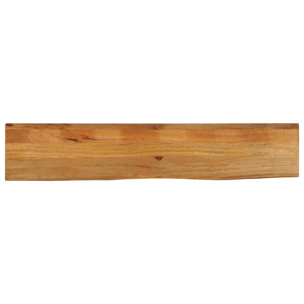 Tafelblad Met Natuurlijke Rand 160X40X2,5 Cm Massief Mangohout