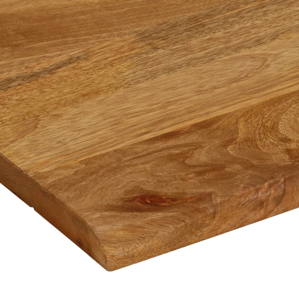 Tafelblad Met Natuurlijke Rand 60X60X2,5 Cm Massief Mangohout