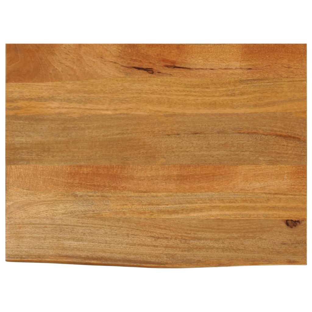 Tafelblad Met Natuurlijke Rand 70X60X2,5 Cm Massief Mangohout