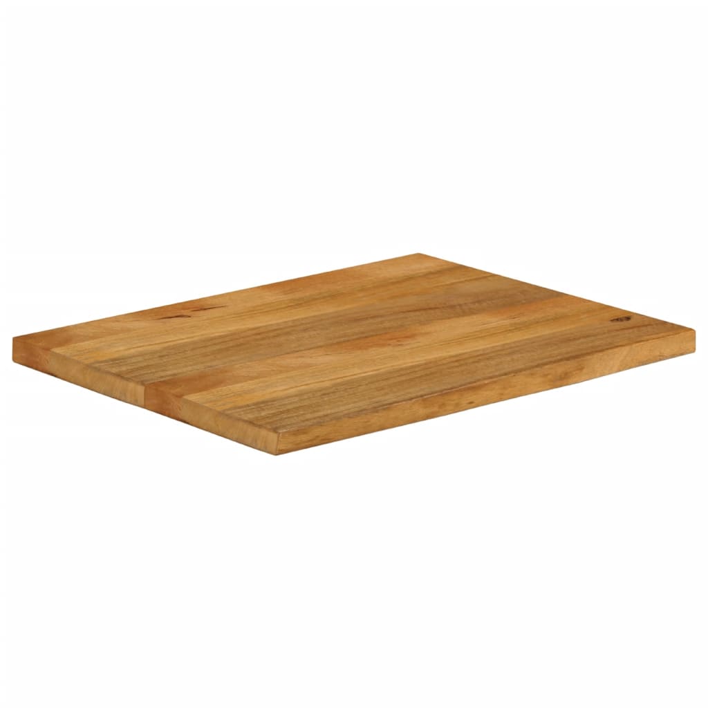 Tafelblad Met Natuurlijke Rand 70X60X2,5 Cm Massief Mangohout