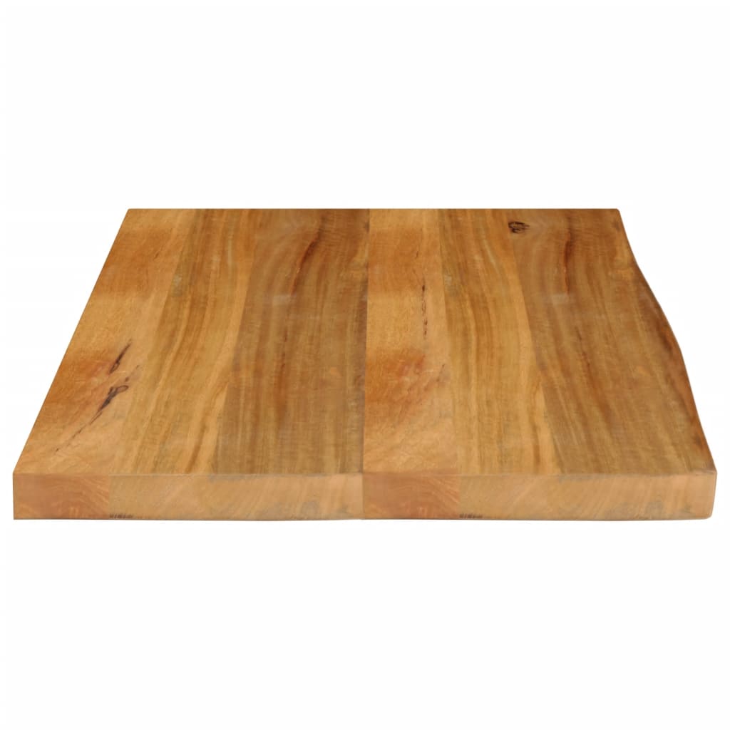 Tafelblad Met Natuurlijke Rand 70X60X2,5 Cm Massief Mangohout