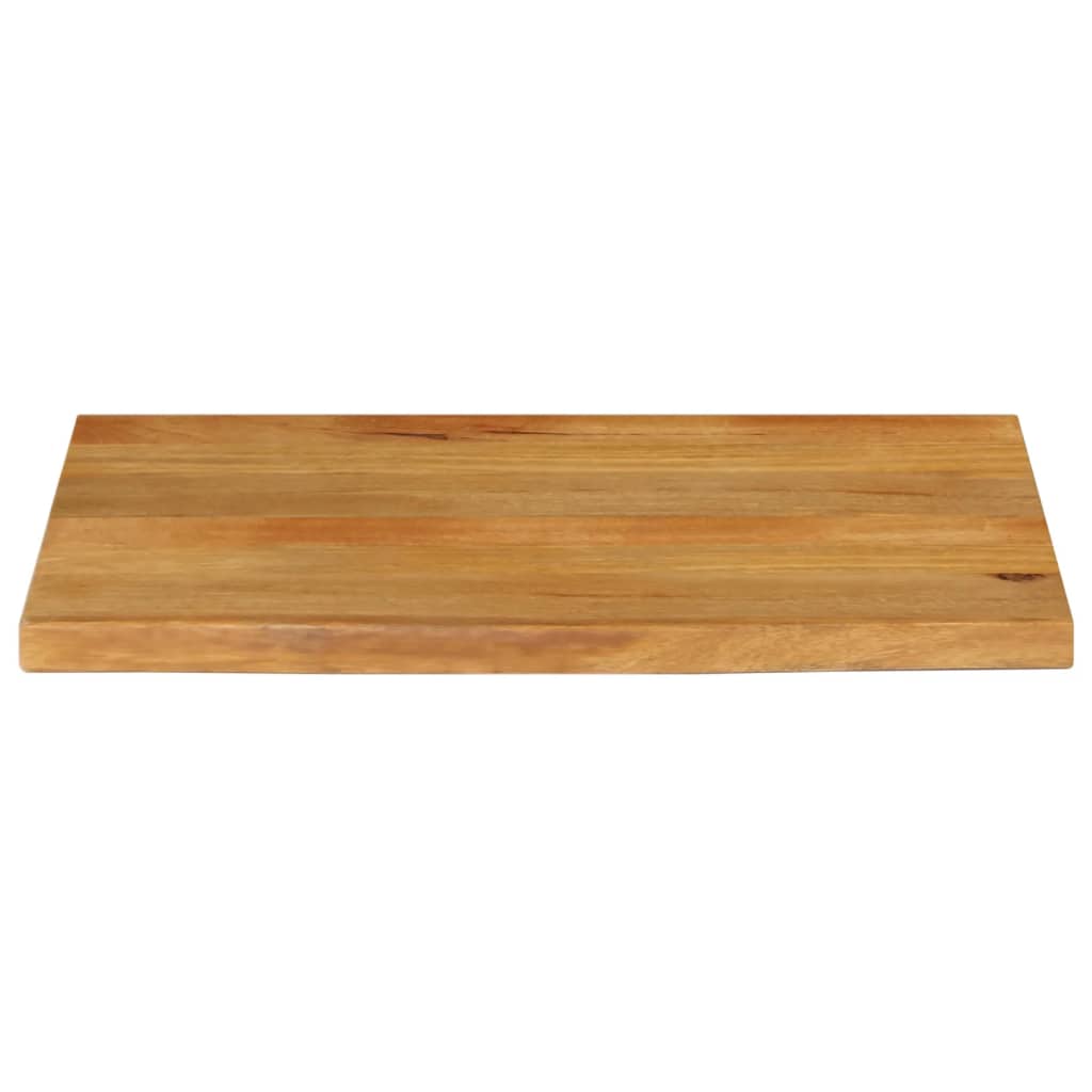 Tafelblad Met Natuurlijke Rand 90X60X2,5 Cm Massief Mangohout