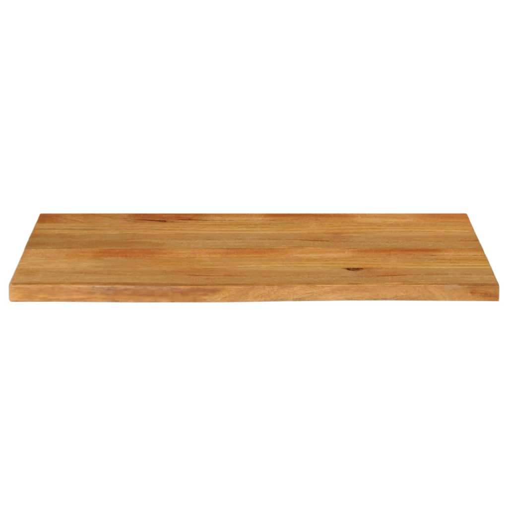 Tafelblad Met Natuurlijke Rand 100X60X2,5 Cm Massief Mangohout