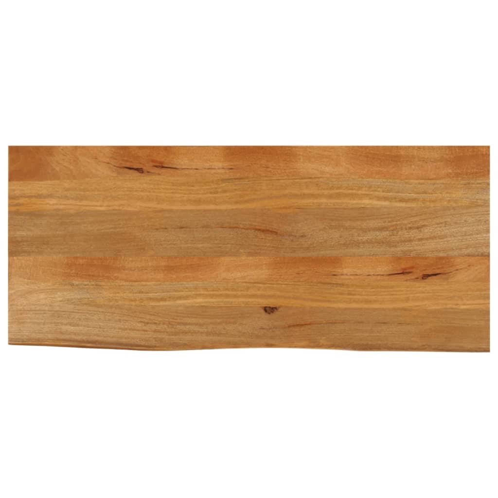 Tafelblad Met Natuurlijke Rand 140X60X2,5 Cm Massief Mangohout