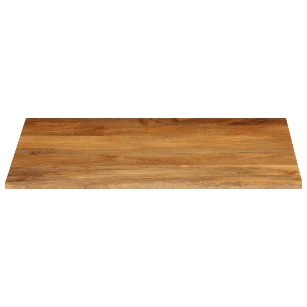 Tafelblad Met Natuurlijke Rand 100X80X2,5 Cm Massief Mangohout