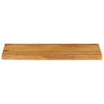 Tafelblad Met Natuurlijke Rand 70X20X3,8 Cm Massief Mangohout
