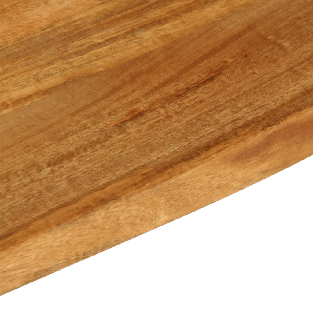 Tafelblad Met Natuurlijke Rand 110X20X3,8 Cm Massief Mangohout Ruw Mangohout (Naturel)