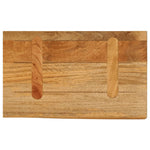 Tafelblad Met Natuurlijke Rand 60X30X3,8 Cm Massief Mangohout