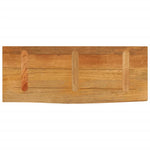 Tafelblad Met Natuurlijke Rand 90X30X3,8 Cm Massief Mangohout
