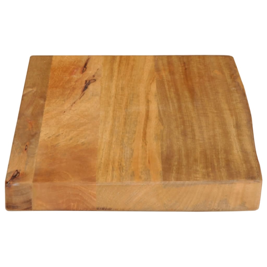 Tafelblad Met Natuurlijke Rand 60X40X3,8 Cm Massief Mangohout Ruw Mangohout (Naturel)