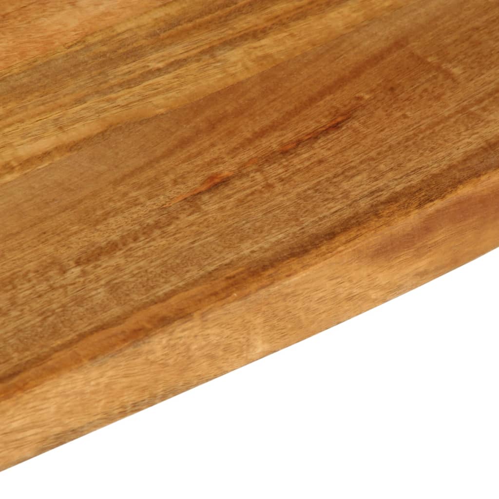 Tafelblad Met Natuurlijke Rand 110X40X3,8 Cm Massief Mangohout