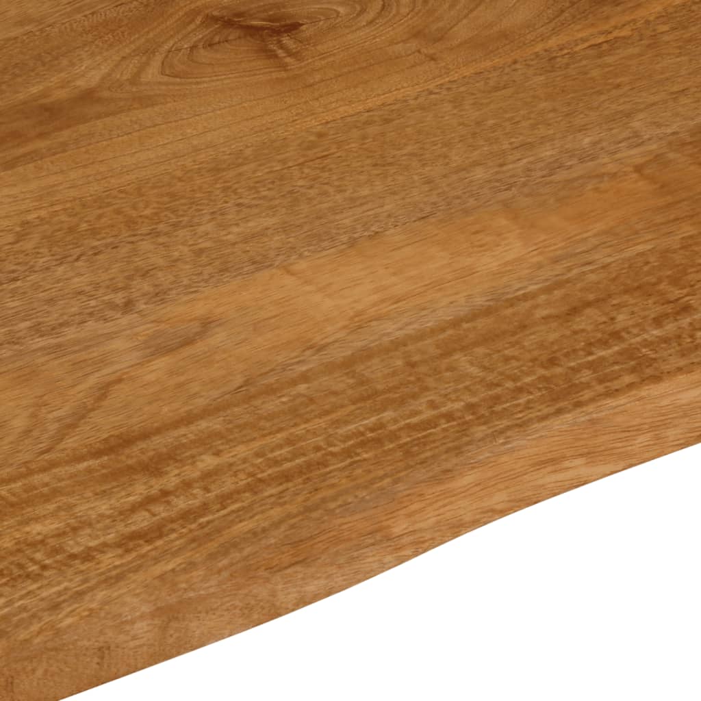 Tafelblad Met Natuurlijke Rand 110X80X3,8 Cm Massief Mangohout