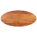 Tafelblad Ovaal 90X40X3,8 Cm Massief Acaciahout Acaciahout (Naturel)