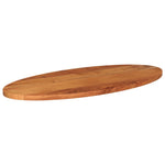 Tafelblad Ovaal 90X40X3,8 Cm Massief Acaciahout Acaciahout (Naturel)
