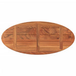 Tafelblad Ovaal 90X40X3,8 Cm Massief Acaciahout Acaciahout (Naturel)