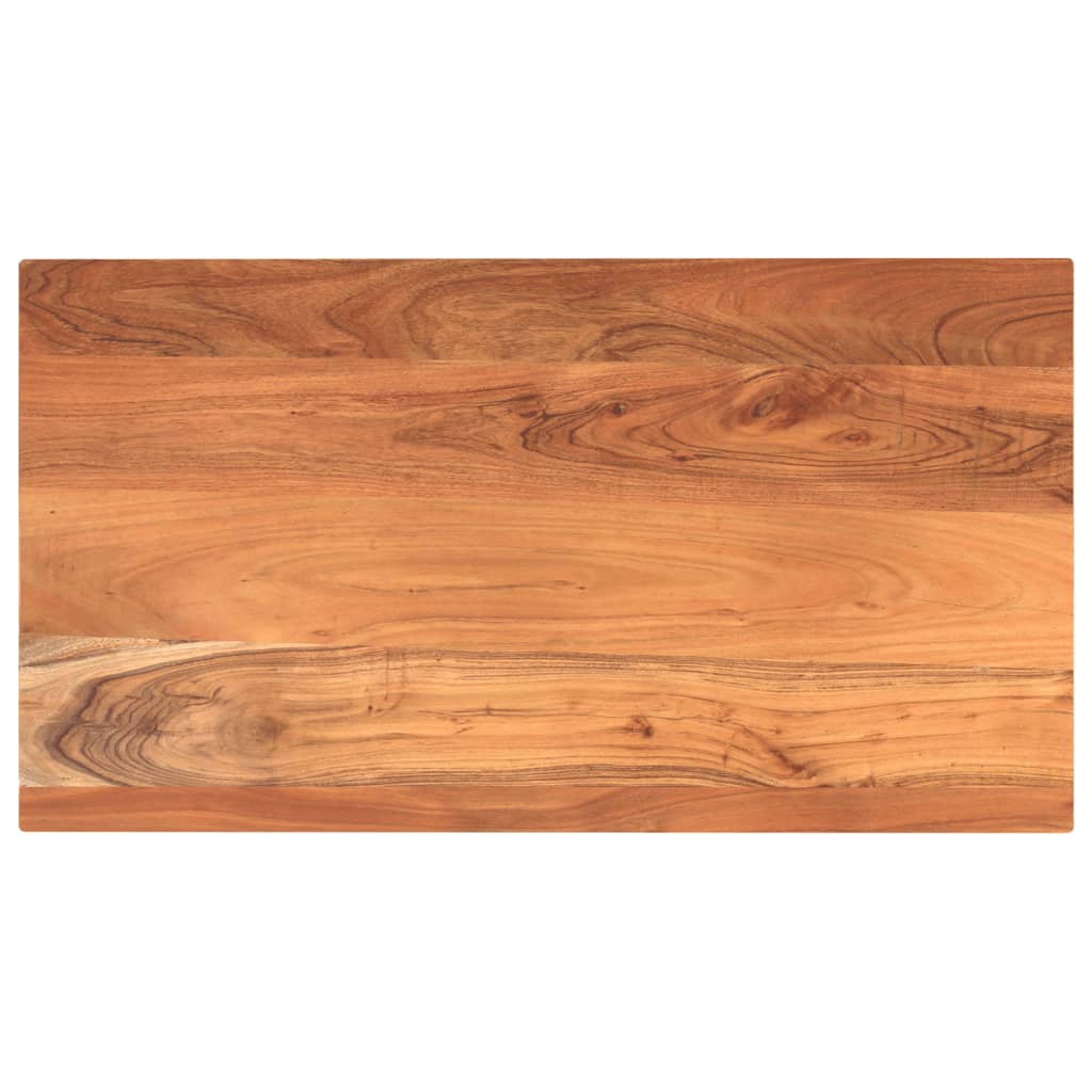 Tafelblad Rechthoekig 140X40X2,5 Cm Massief Acaciahout Acaciahout (Naturel)