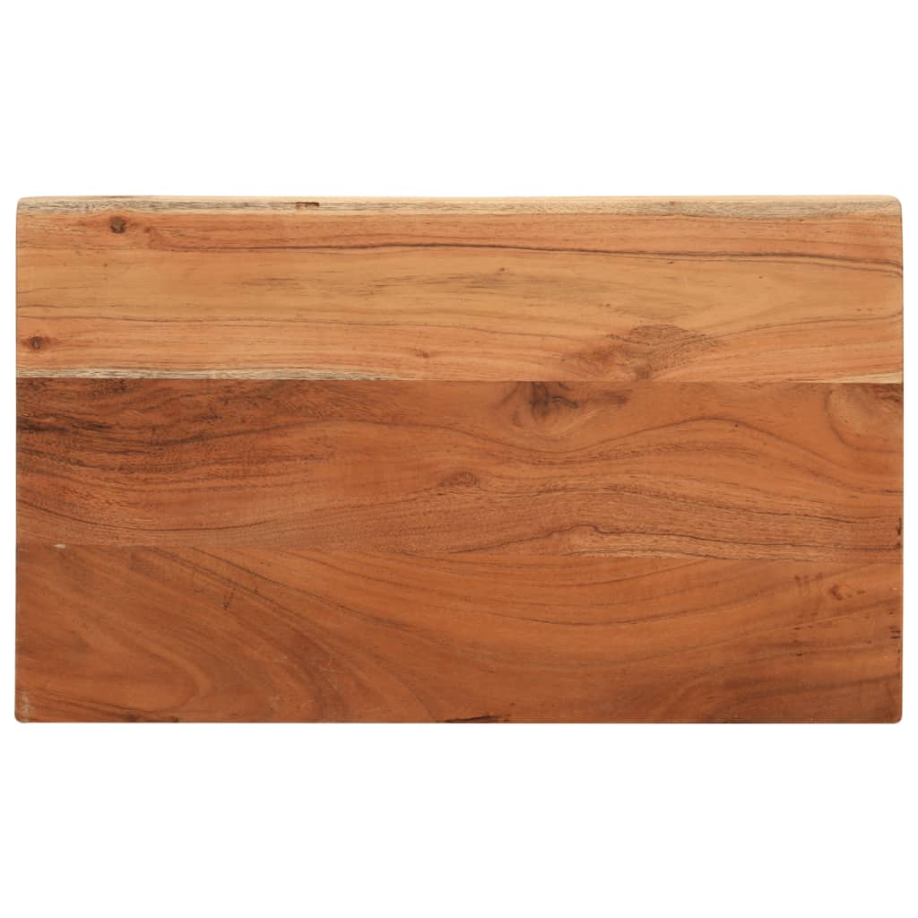 Tafelblad Rechthoekig 140X40X2,5 Cm Massief Acaciahout Acaciahout (Naturel)