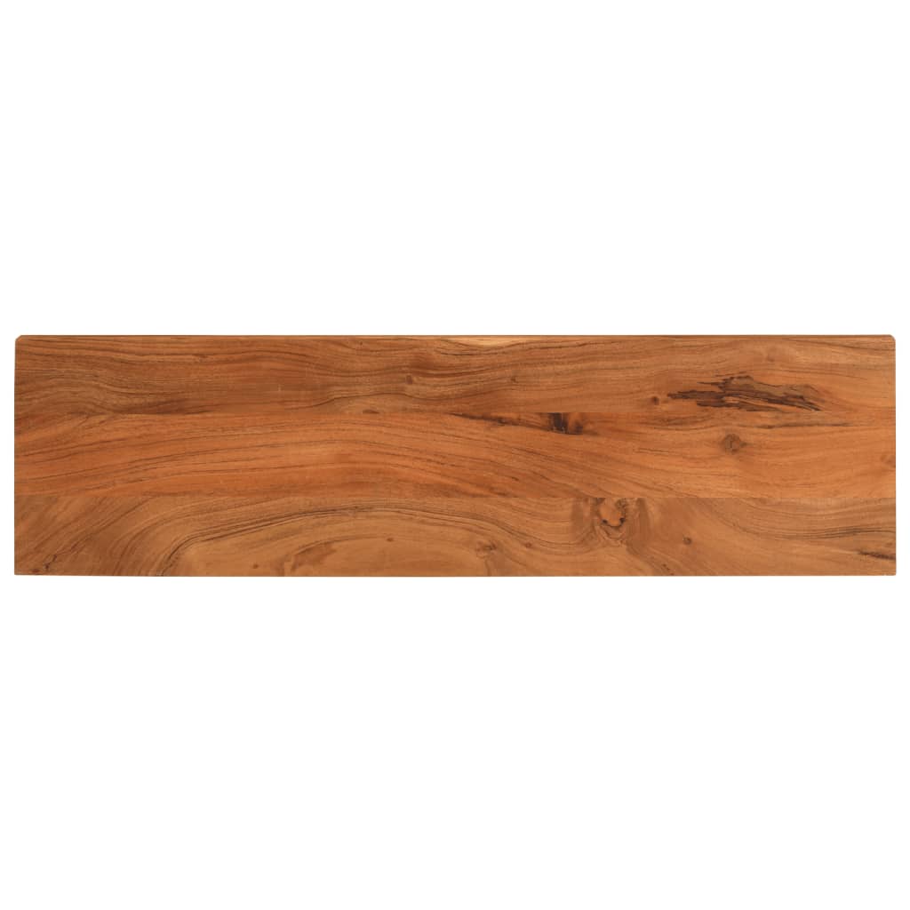 Tafelblad Rechthoekig 140X40X2,5 Cm Massief Acaciahout Acaciahout (Naturel)