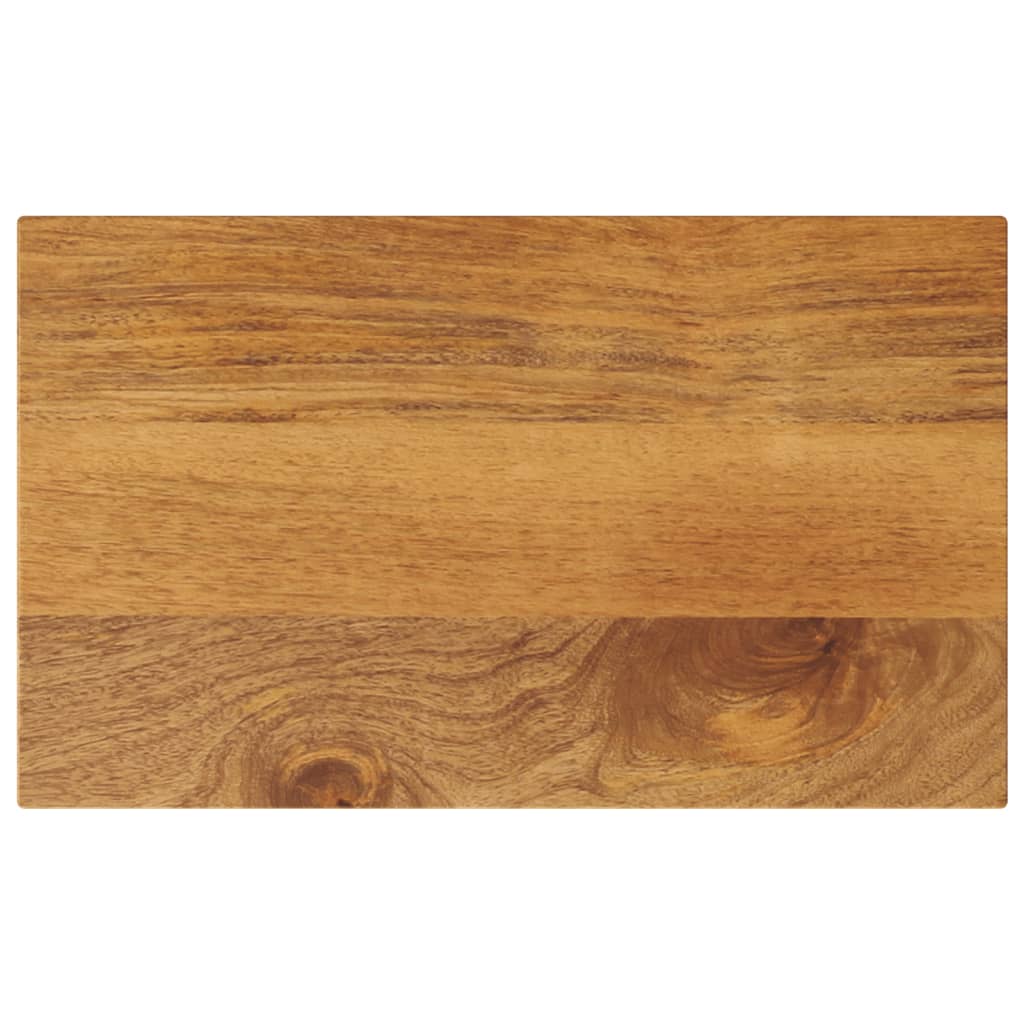 Tafelblad Rechthoekig 140X40X2,5 Cm Massief Mangohout Mangohout (Eikenafwerking)