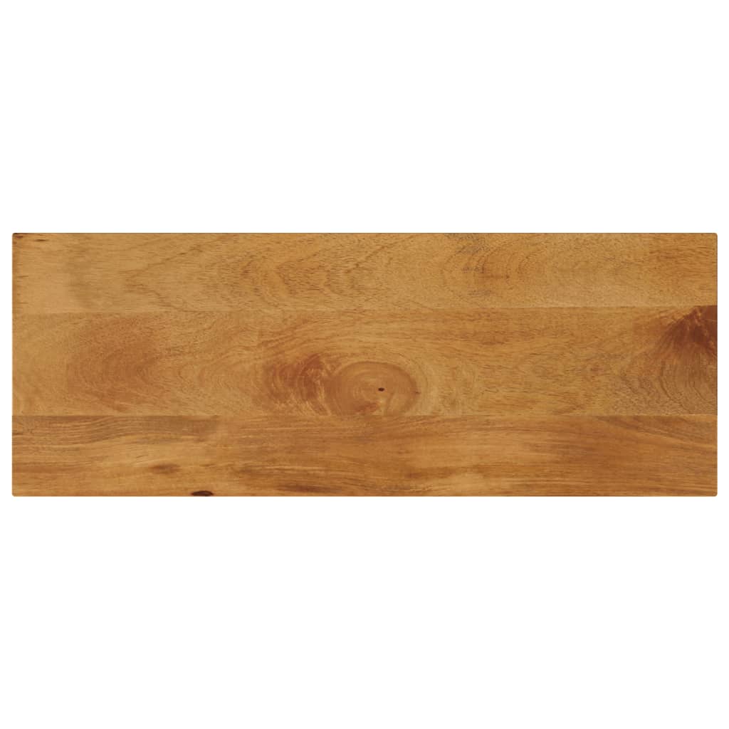 Tafelblad Rechthoekig 140X40X2,5 Cm Massief Mangohout Mangohout (Eikenafwerking)