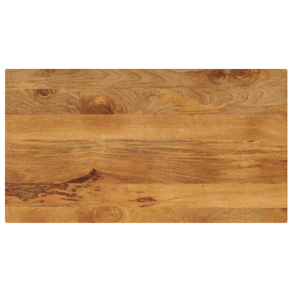 Tafelblad Rechthoekig 140X40X2,5 Cm Massief Mangohout Mangohout (Eikenafwerking)