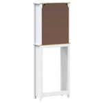 Toiletmeubel Berg 60X27X164,5 Cm Massief Hout