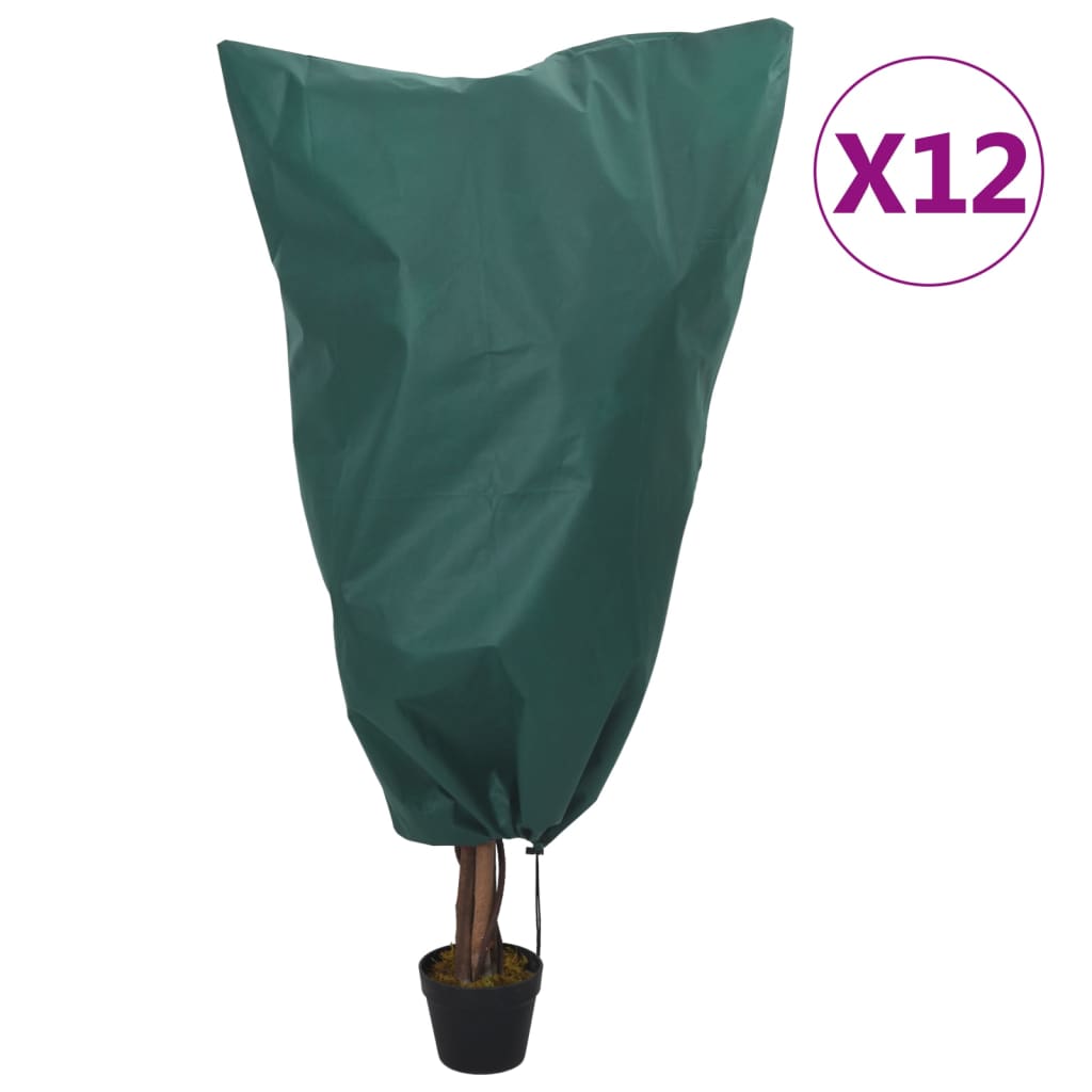 Vlieshoezen Voor Planten Met Trekkoord 70 G/M² 0,8X0,8 M