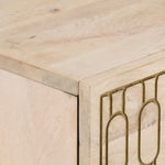 Nachtkastje 50X33X60 Cm Massief Mangohout