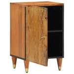 Badkamerkast 38X33X58 Cm Massief Mangohout Donkergroen