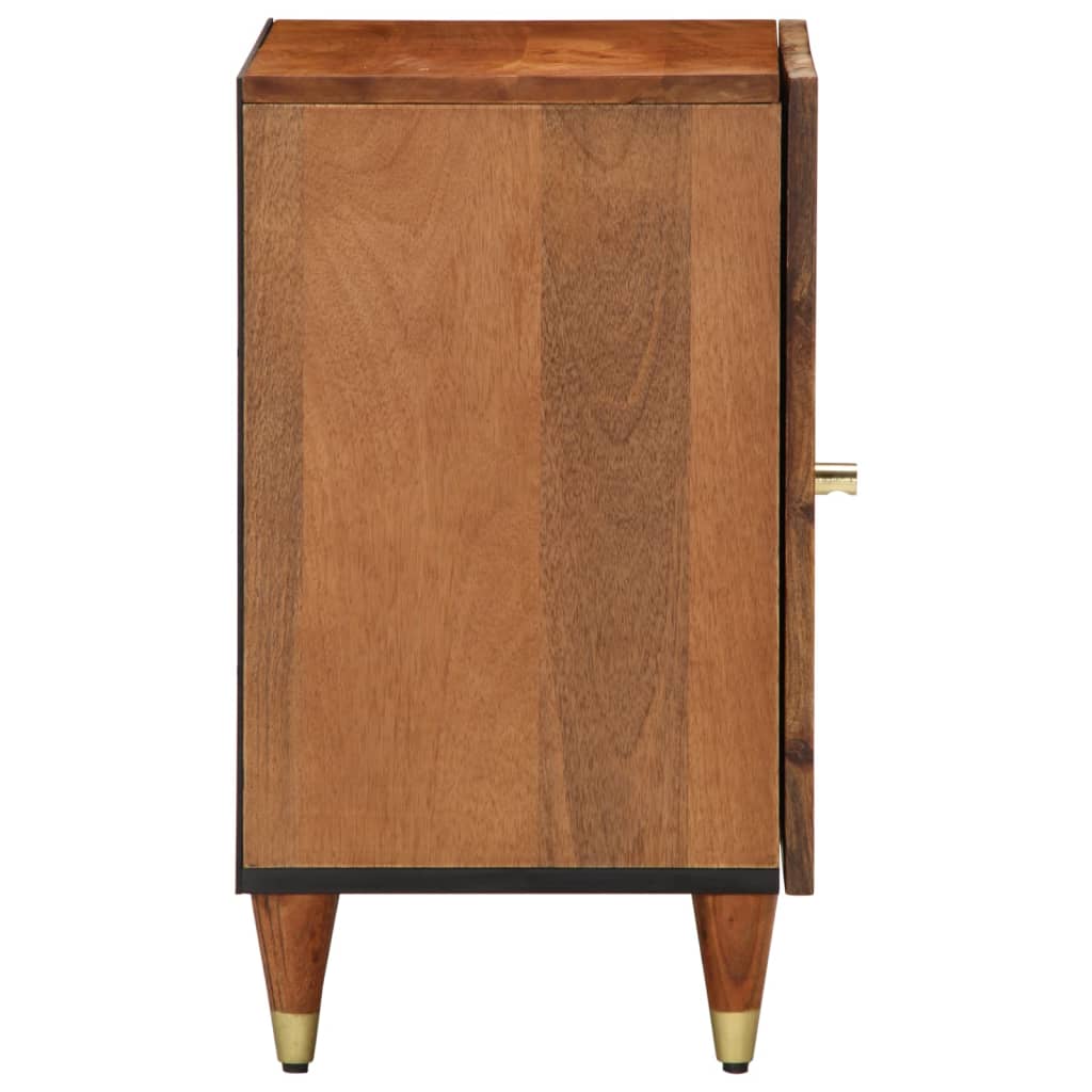 Badkamerkast 38X33X58 Cm Massief Mangohout Donkergroen