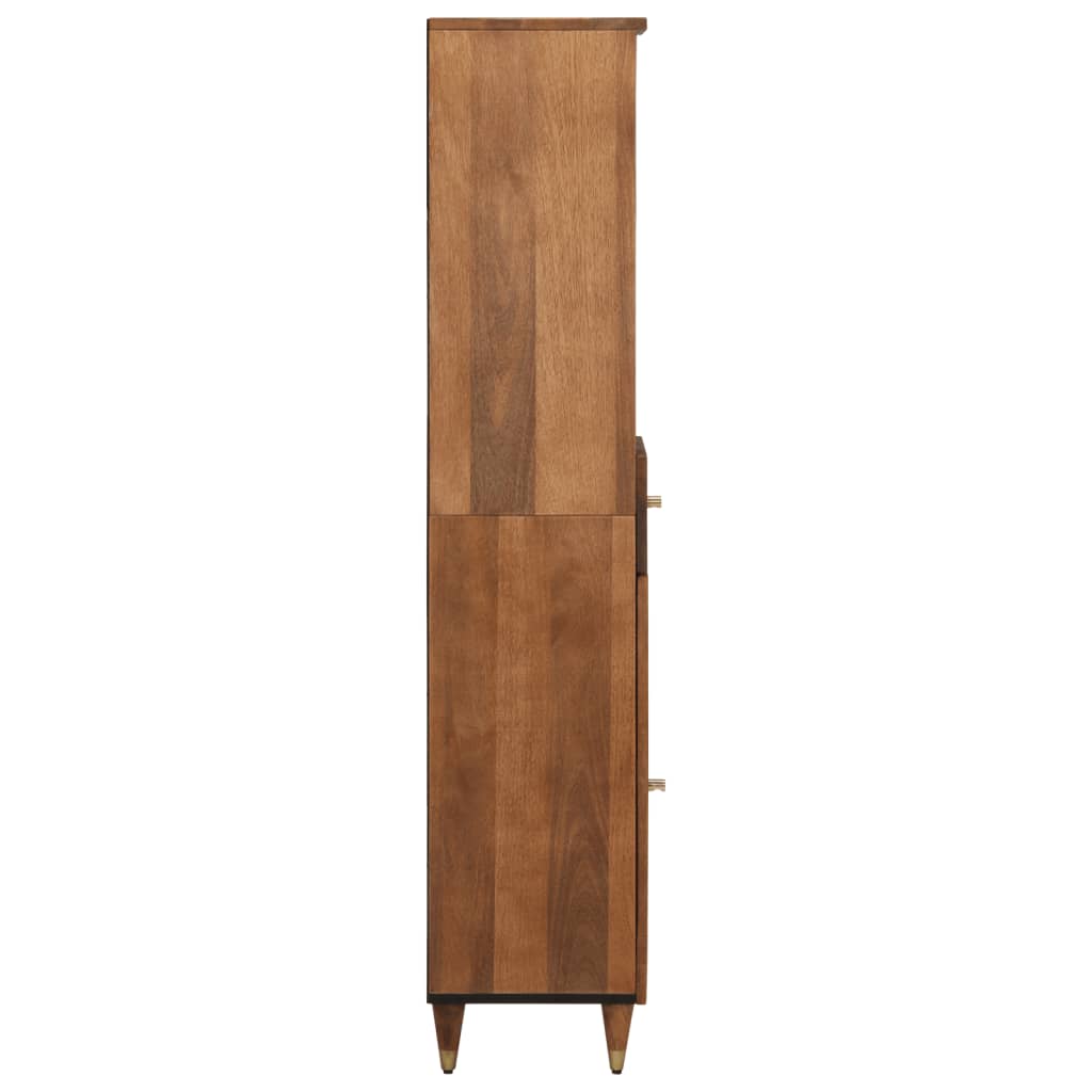 Badkamerkast 38X33X160 Cm Massief Mangohout