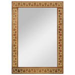 Badkamerspiegel 50X70X2,5 Cm Massief Mangohout En Glas