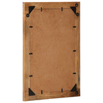 Badkamerspiegel 50X70X2,5 Cm Massief Mangohout En Glas