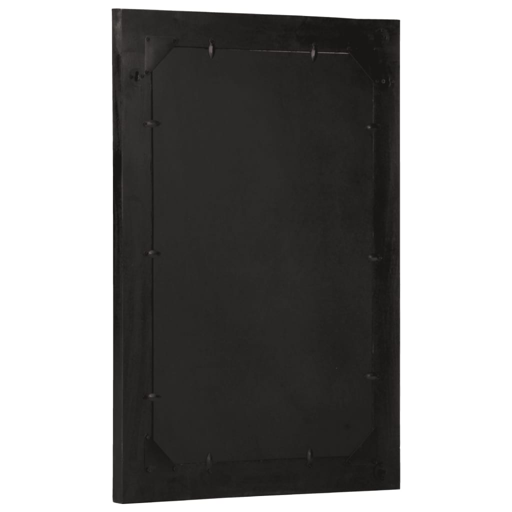 Badkamerspiegel 50X70X2,5 Cm Massief Mangohout En Glas