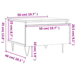 Salontafels 50X46X35 Cm Bewerkt Hout