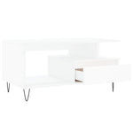 Salontafel 90X49X45 Cm Bewerkt Hout