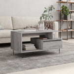 Salontafel 90X49X45 Cm Bewerkt Hout