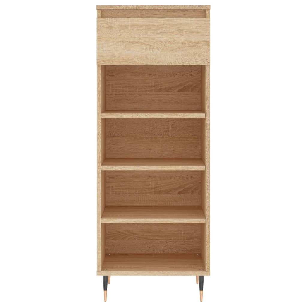 Schoenenkast 40X36X105 Cm Bewerkt Hout Kleurig