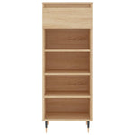 Schoenenkast 40X36X105 Cm Bewerkt Hout Kleurig