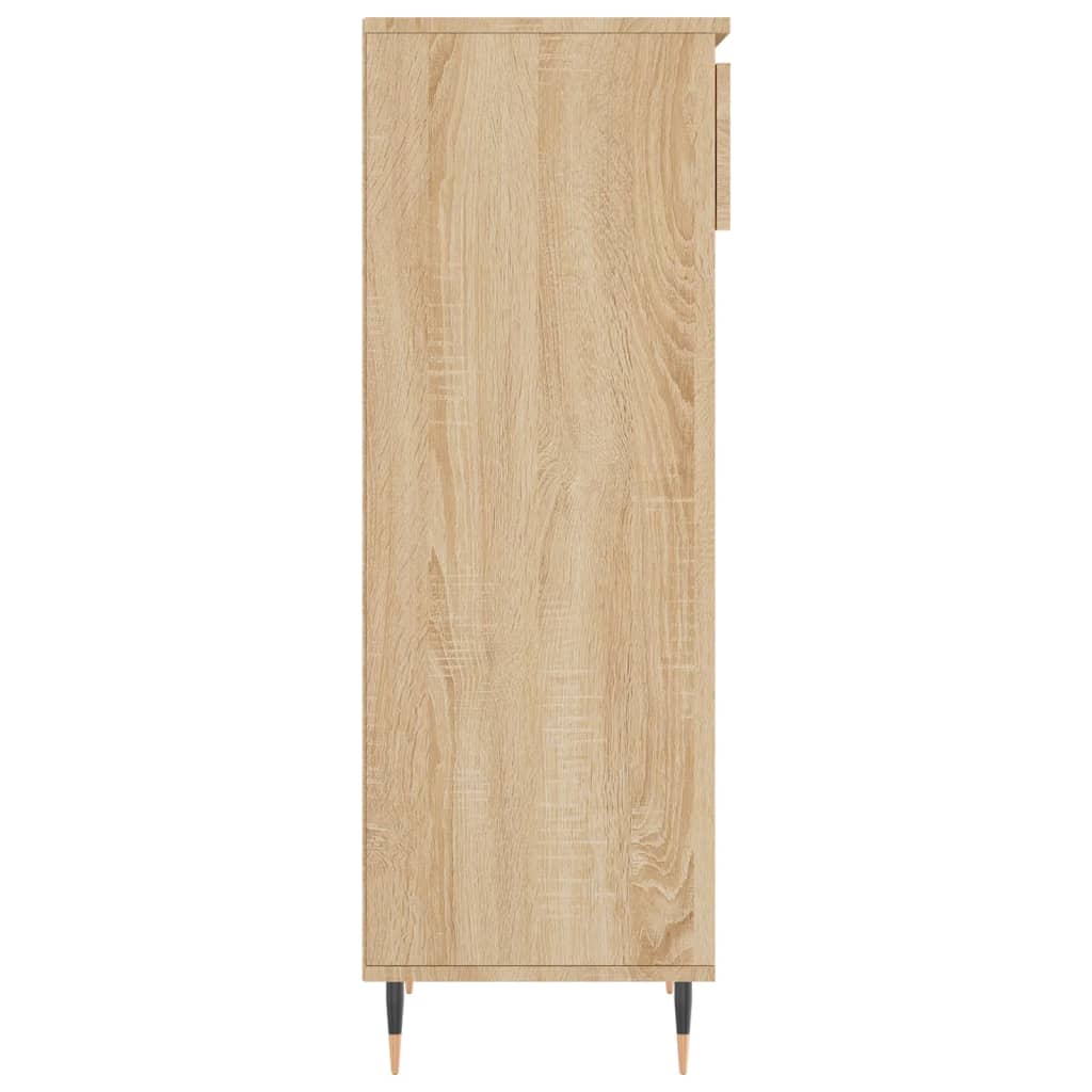 Schoenenkast 40X36X105 Cm Bewerkt Hout Kleurig