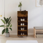 Schoenenkast 40X36X105 Cm Bewerkt Hout Kleurig