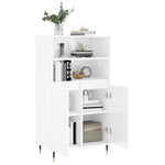 Hoge Kast 60X36X110 Cm Bewerkt Hout